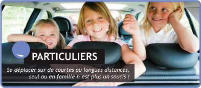 PARTICULIERS : Se déplacer sur de courtes ou longues distances,seul ou en famille n'est plus un soucis !